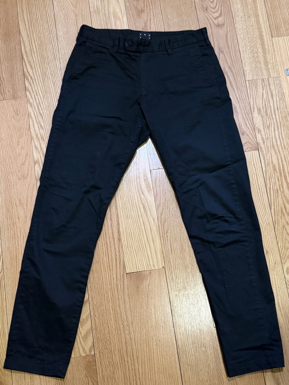 Men's Black Chino Pants - Classic Slim Fit